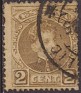 Spain 1901 Alfonso XIII 2 CTS Brown Edifil 241. 241 u. Uploaded by susofe